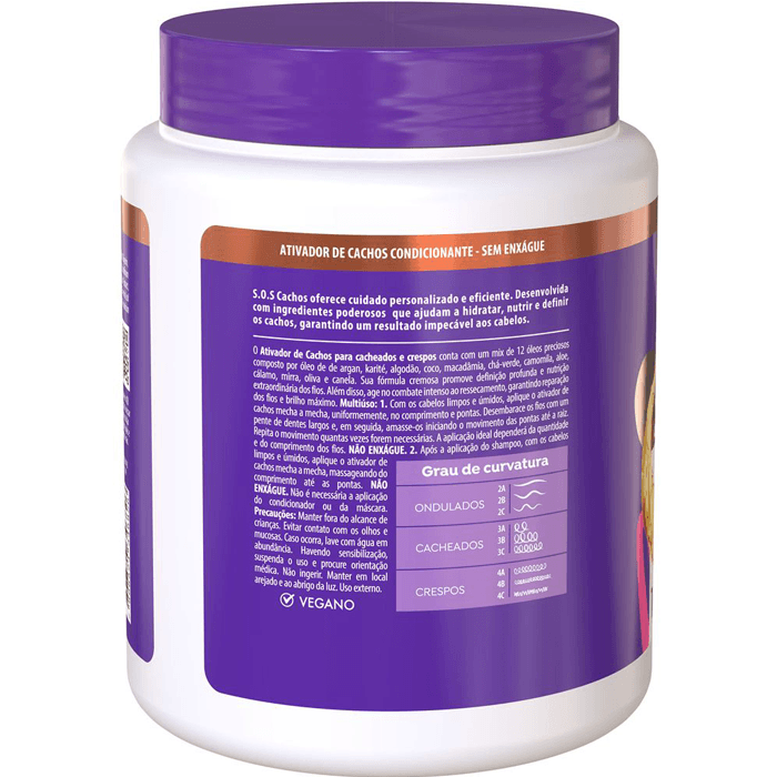 Encontraproduto.com.br - Creme para Pentear Salon Line SOS Cachos Super Óleos Nutri 1Kg