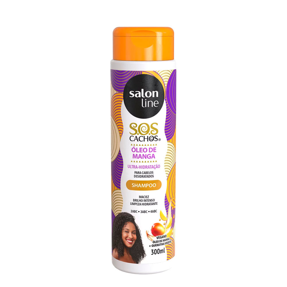 Encontraproduto.com.br - SHAMPOO SALON LINE SOS CACHOS MANGA 300ML