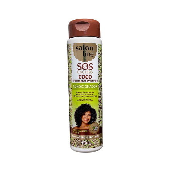 Encontraproduto.com.br - Condicionador Salon Line Sos Cachos Coco 300ml