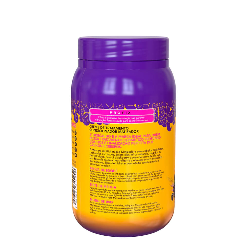 Encontraproduto.com.br - Mascara Matizadora Loira Salon Line To De Cacho 500g