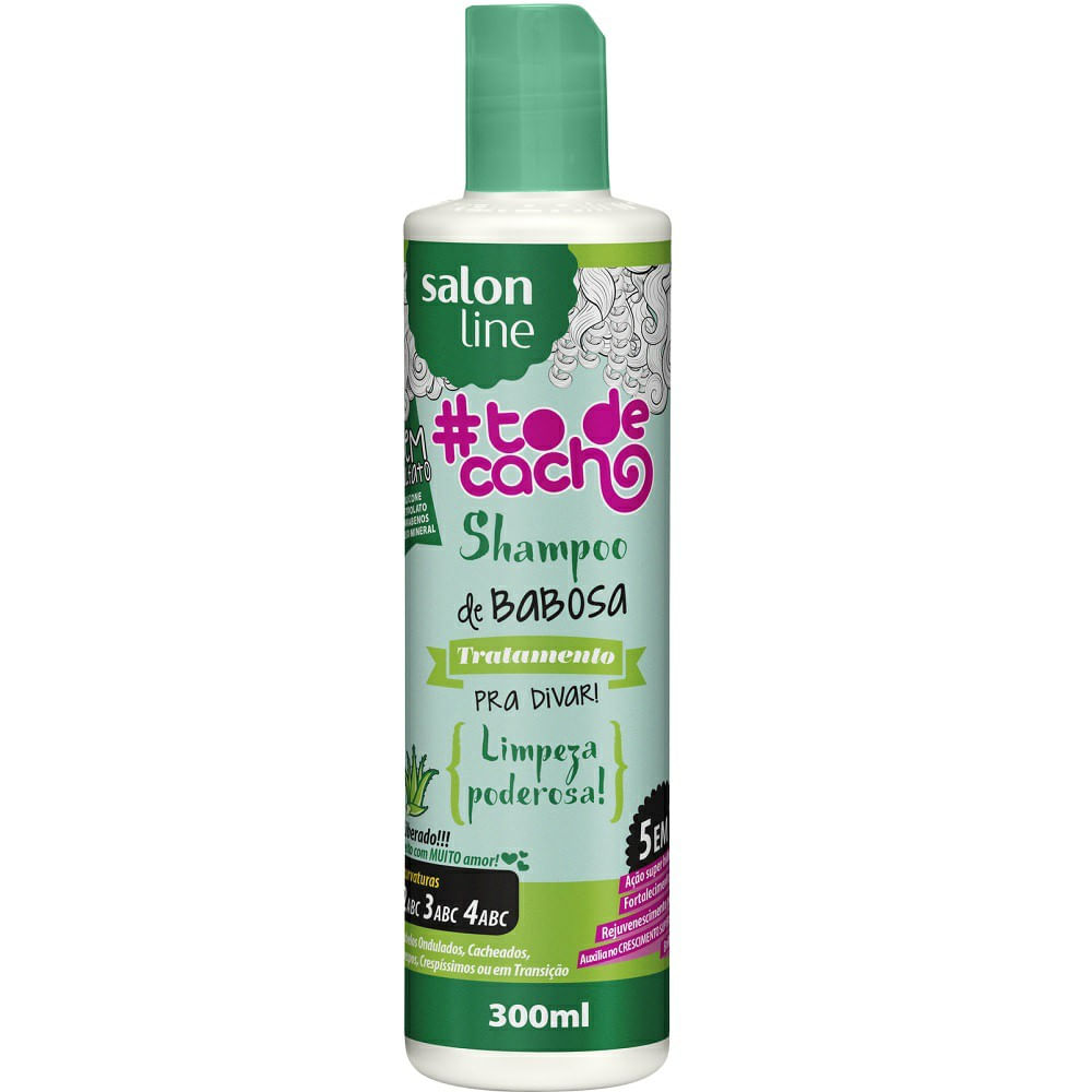 Encontraproduto.com.br - Shampoo Tratamento Baby Salon Line To Cacho 300Ml - Salon Line To De Cacho