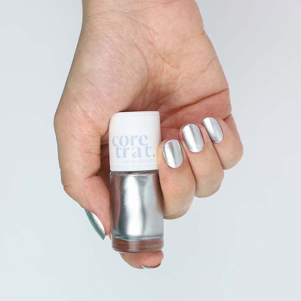 Encontraproduto.com.br - Esmalte Coretrat Metalico 8,5ml Silver Dust - Blant