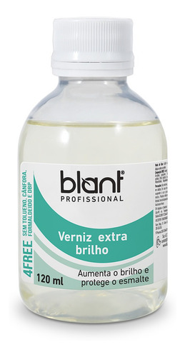 Esmalte Blant Base Verniz Extra Brilho 120ml