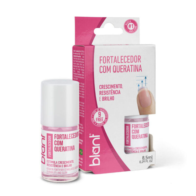 Encontraproduto.com.br - Base Fortalecedora Com Queratina 8,5ml 4 Free Blant