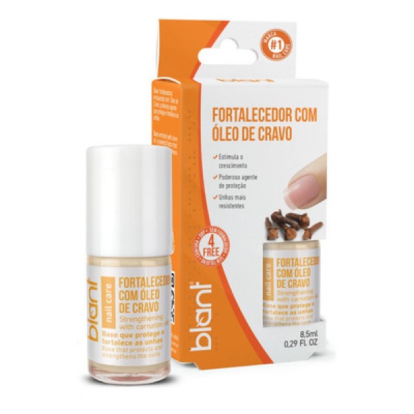 Base Fortalecedora Com Oleo De Cravo 8,5ml 4 Free - Blant