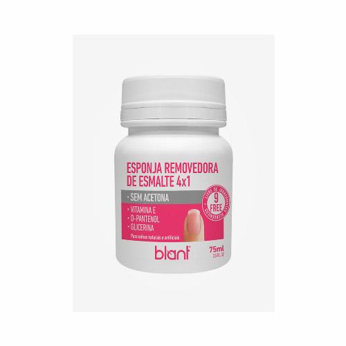 Encontraproduto.com.br - Esponja Removedor De Esmalte 75ml 4x1 Sem Acetona - Blant