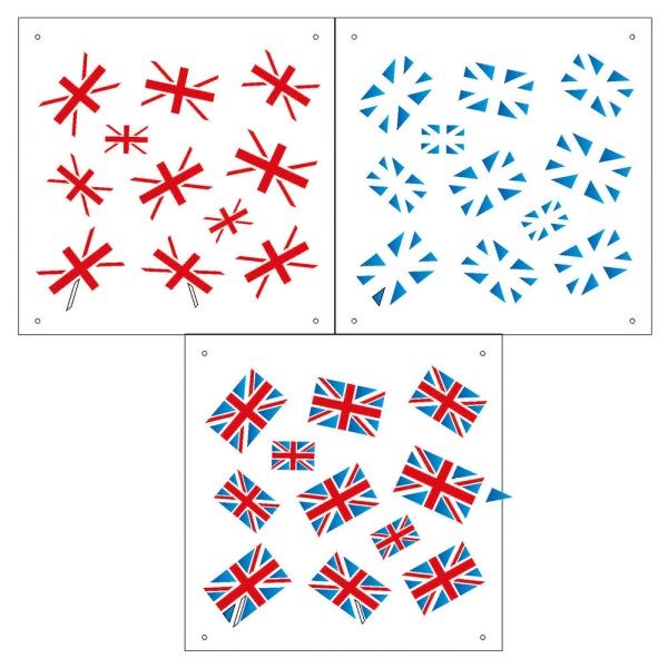 Encontraproduto.com.br - Stencil de Acetato para Pintura OPA 14 x 14 cm - 1169 Micro Inglaterra