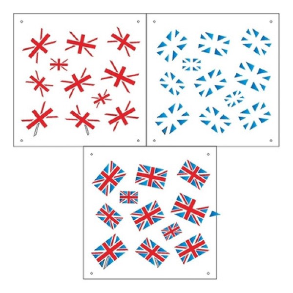 Encontraproduto.com.br - Stencil de Acetato para Pintura OPA 14 x 14 cm - 1169 Micro Inglaterra