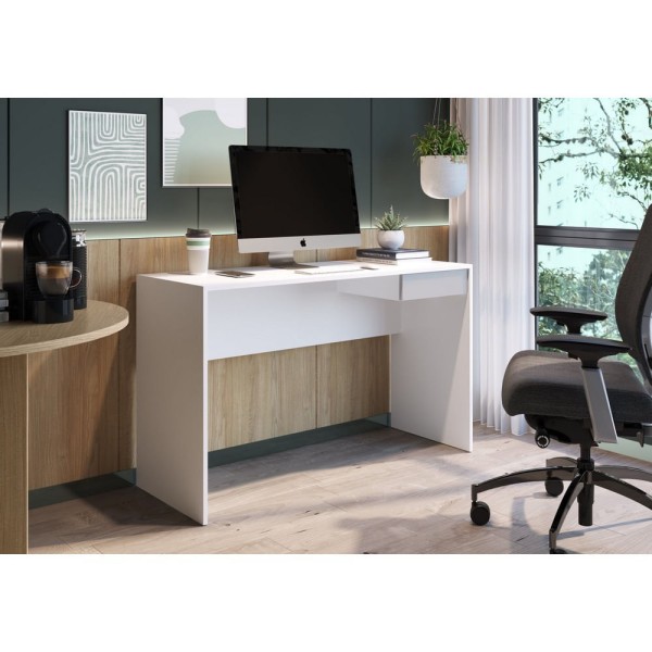 Encontraproduto.com.br - Escrivaninha Com Gaveta Linha Home Office Escritório M. Com