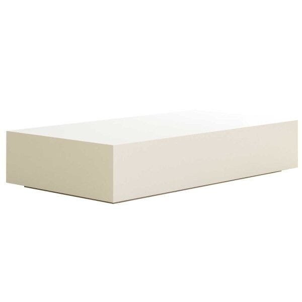Encontraproduto.com.br - Mesa de Centro Retangular Bely - 100% MDF - Acabamento em Laca Branco