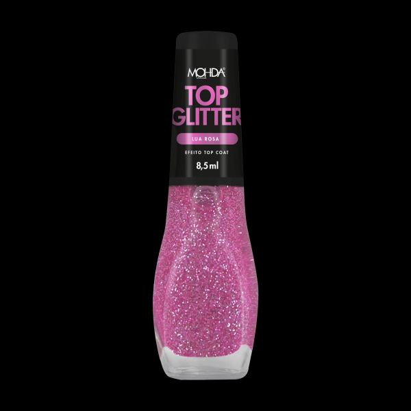 Esm Mohda Top Glitter Lua Rosa - 2870
