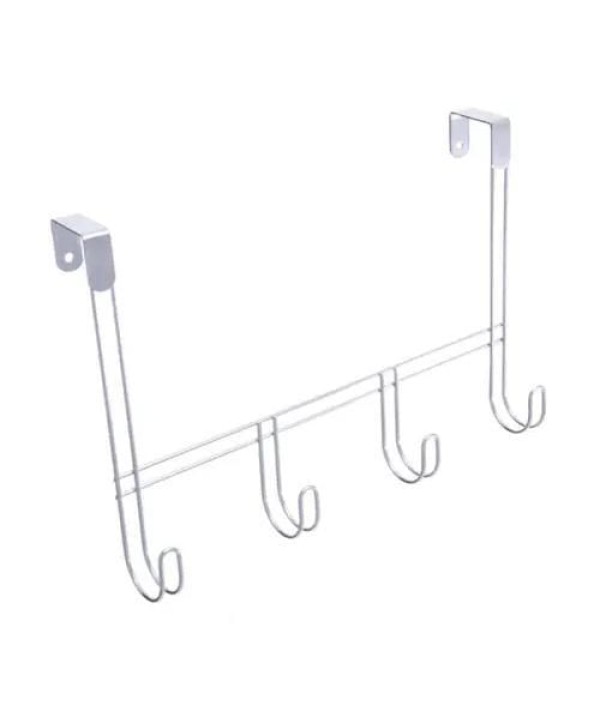 Encontraproduto.com.br - Cabide com 4 Ganchos de Porta E Armário Para Roupas Toalhas