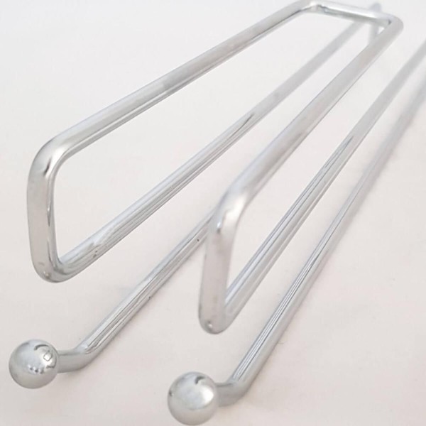 Encontraproduto.com.br - Suporte Porta Taças De Encaixe Simples Cromado Armário
