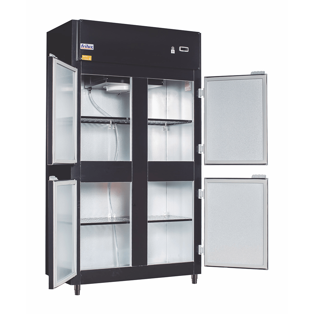 Encontraproduto.com.br - Mini Câmara Comercial RF-064 Plus 4 Portas  - Preta Frilux