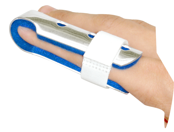 Encontraproduto.com.br - Imobilizador para dedo Splint Duplo BracePahuer M - unidade