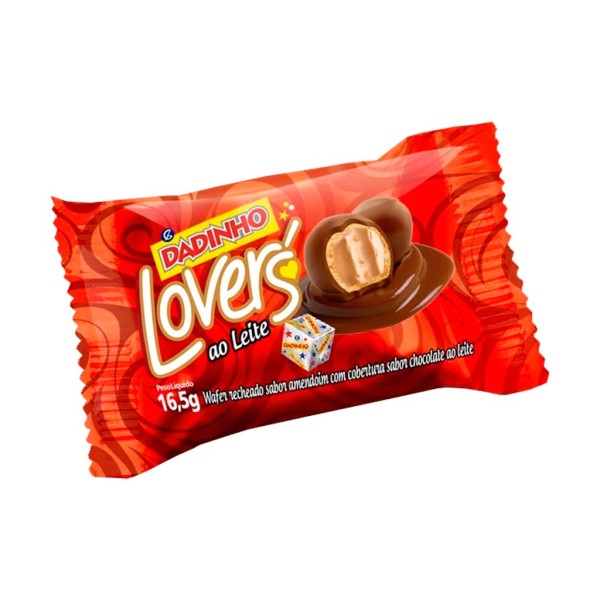 Encontraproduto.com.br - Bombom Recheado Dadinho Lovers 413g - Dizioli