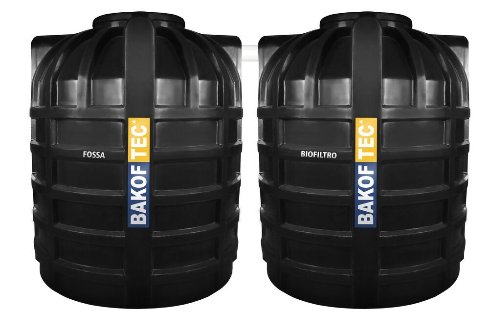 Encontraproduto.com.br - Conjunto Fossa e Biofiltro 2500L Bakof Tec