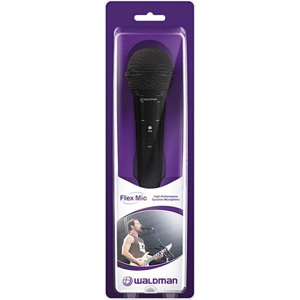 Encontraproduto.com.br - Microfone com Fio Waldman Flex Mic MIC-100