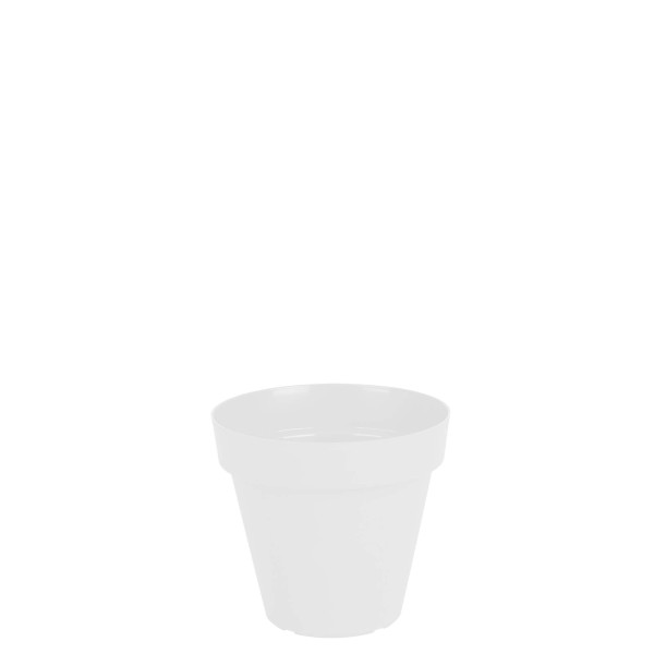 Encontraproduto.com.br - Vaso para Plantas em Polietileno Sampa Branco Sólido 19X20CM - I.SAMP.020.019.06 - Vasart