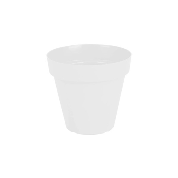 Encontraproduto.com.br - Vaso para Plantas em Polietileno Sampa Branco Sólido 19X20CM - I.SAMP.020.019.06 - Vasart