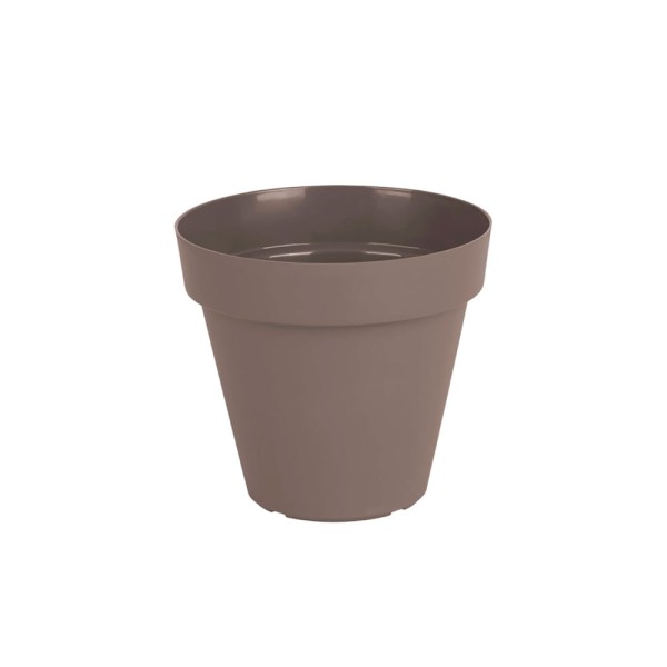 Encontraproduto.com.br - Vaso para Plantas em Polietileno Sampa Taupe 18X16CM - I.SAMP.018.016.34 - Vasart