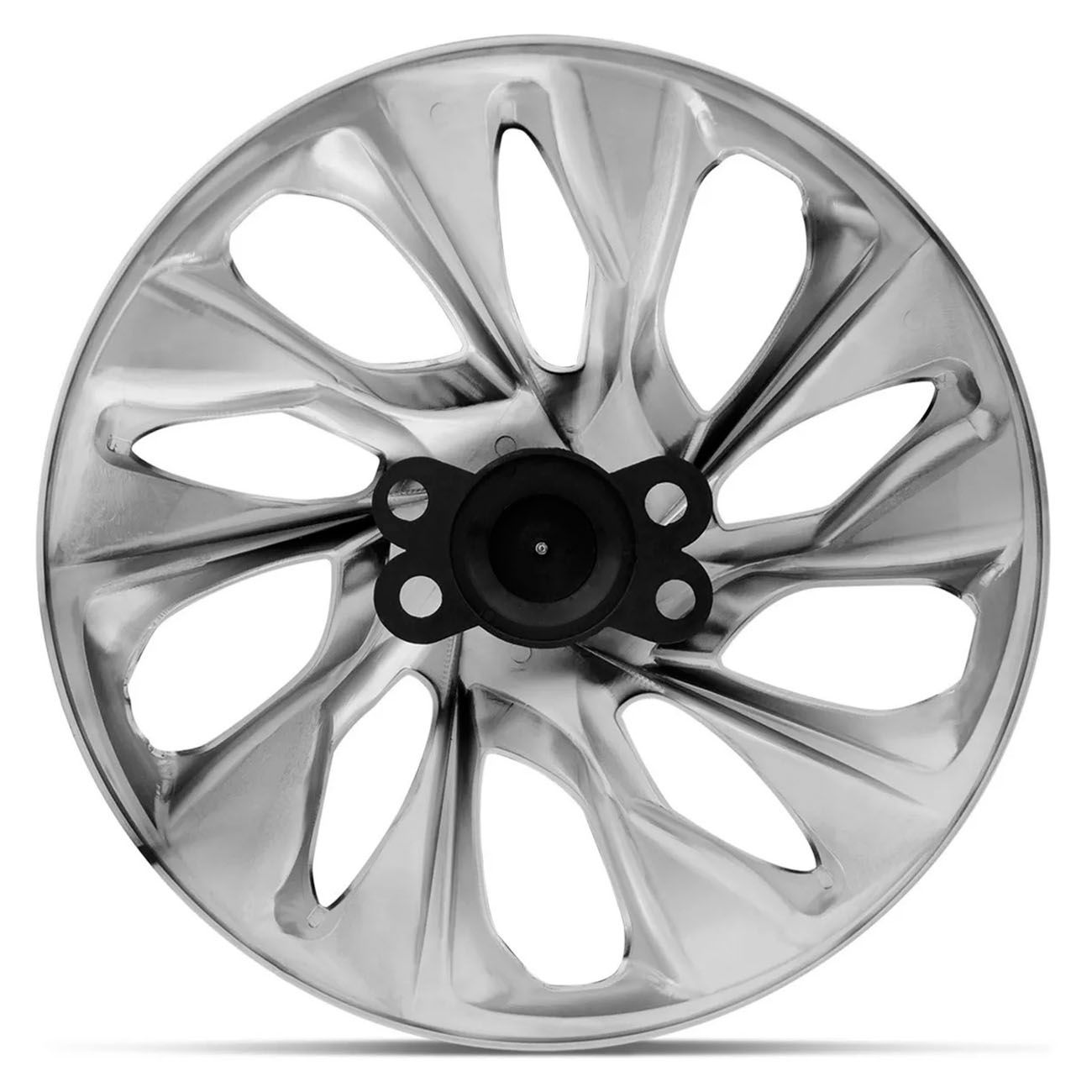 Encontraproduto.com.br - Calota Esportiva DS4 Silver Cup 13 Universal Encaixe Prata e Grafite