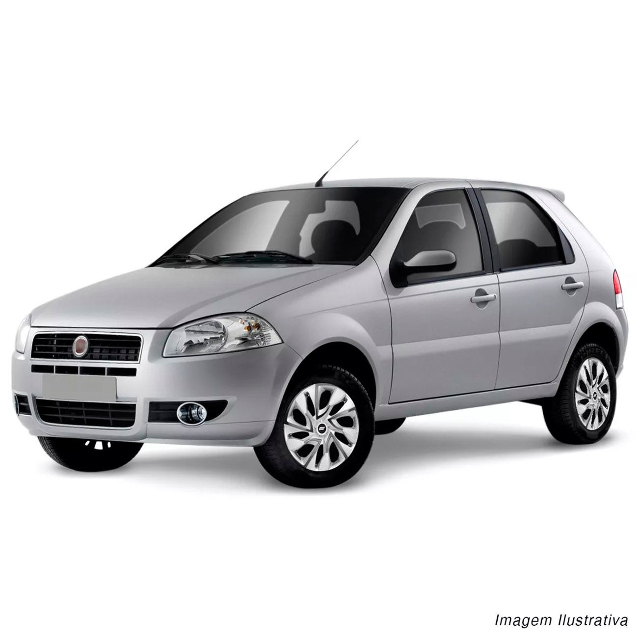 Encontraproduto.com.br - Calota Esportiva DS4 Silver Cup 13 Universal Encaixe Prata e Grafite