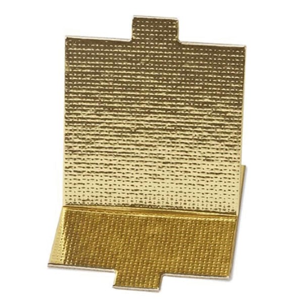 Base para Doce Classic Quadrada Ouro 7,5cm com 50 un STALDEN