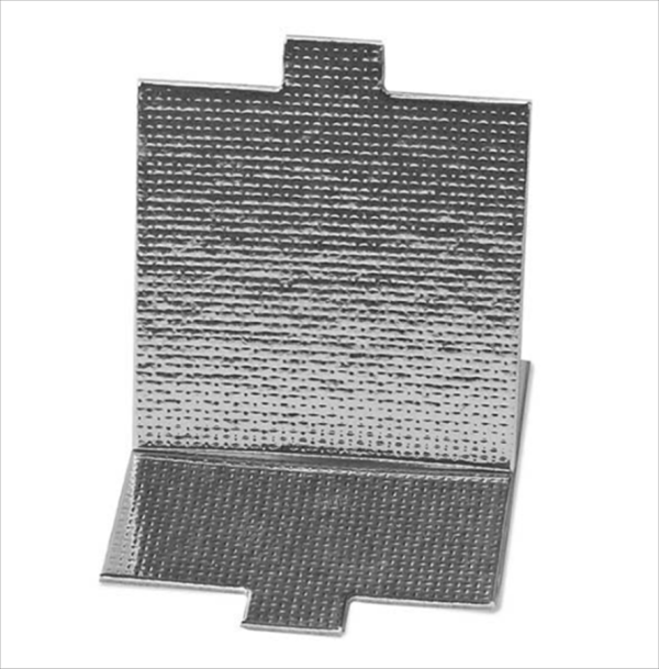 Base para Doce Classic Quadrada Prata 4cm com 100 un STALDEN
