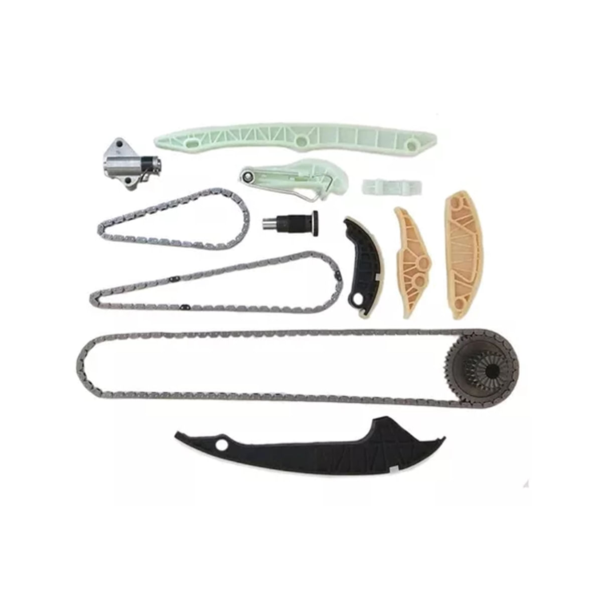 Kit Corrente da Distribuição do MotorCompleto Volkswagen Jetta Tiguan Audi A3 A4 Q3 2008 até 2013