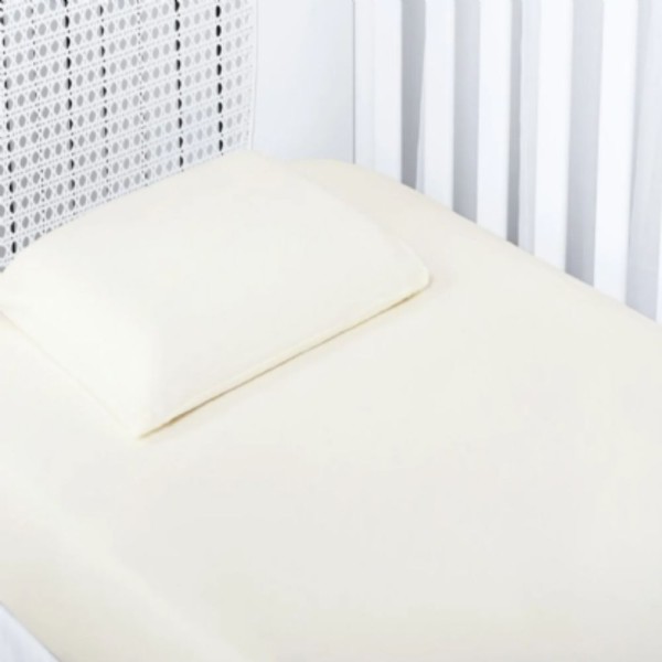 Encontraproduto.com.br - Lençol com Fronha Berço Americano Bebê Palha - Batistela