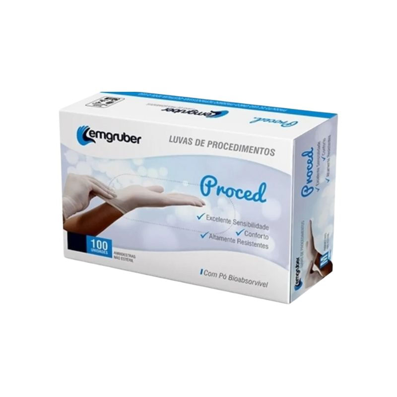 Encontraproduto.com.br - Luva Procedimentos Proced com Pó Tam PP - 100 luvas