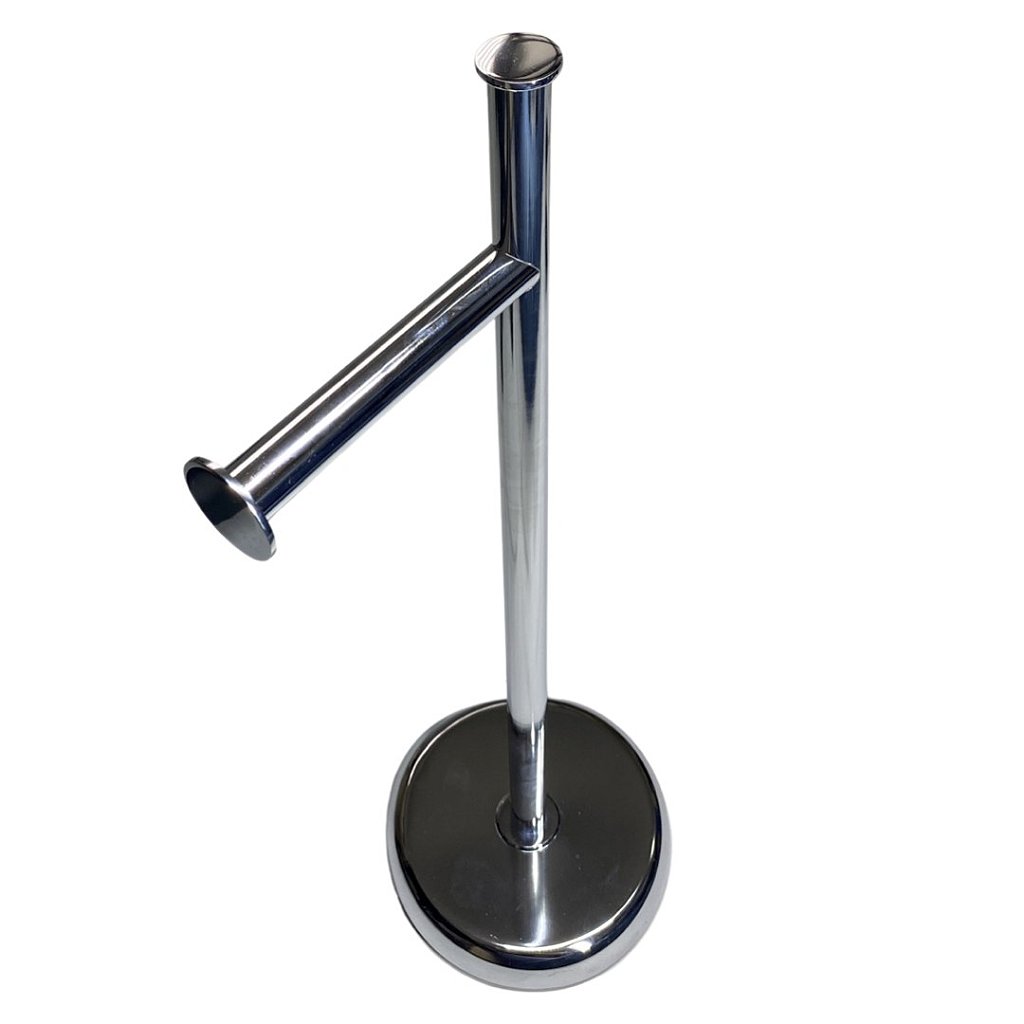 Encontraproduto.com.br - Papeleira de Chão Redonda Simples Ref. 902 Cromado Tirreno