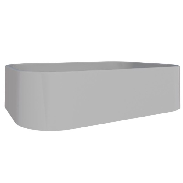 Cuba Zenn 40x30cm Cinza Cozimax