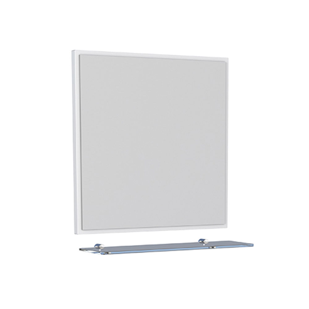 Kit Gabinete + Espelheira para Banheiro 40cm Aço Pitanga Preto - Cozimax