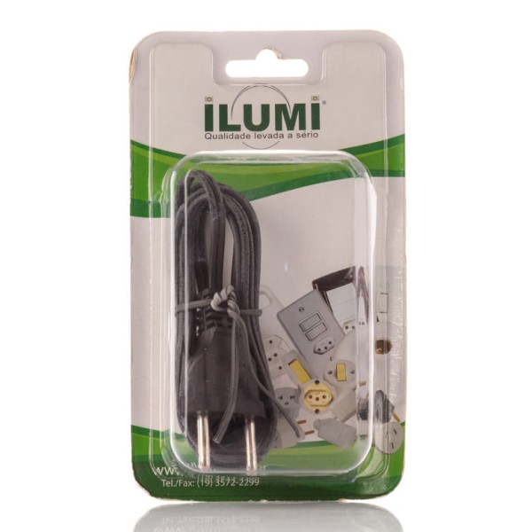 Encontraproduto.com.br - Cabo Forca Ilumi para Ps2 com Cordão Paralelo 0,50X1,5m