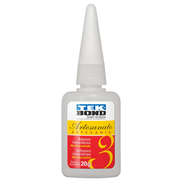 Encontraproduto.com.br - ADESIVO INST ARTESANATO Nº3 20G TEKBOND
