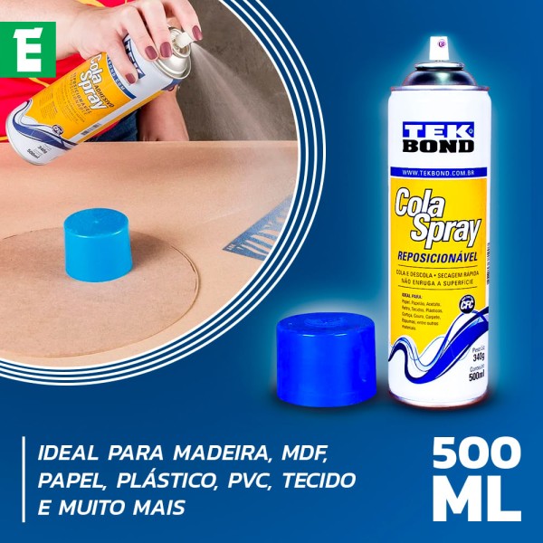 Encontraproduto.com.br - COLA SPRAY REPOSICIONAVEL 340G/500ML R.21593006200