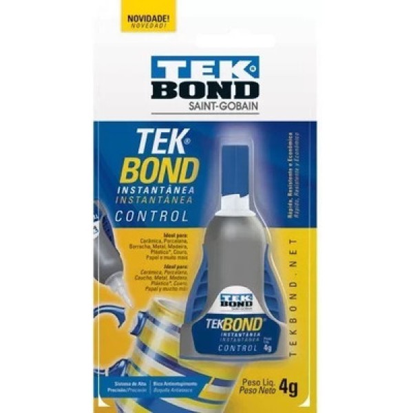 Encontraproduto.com.br - Cola Tekbond Instantânea Control 4g (MP)