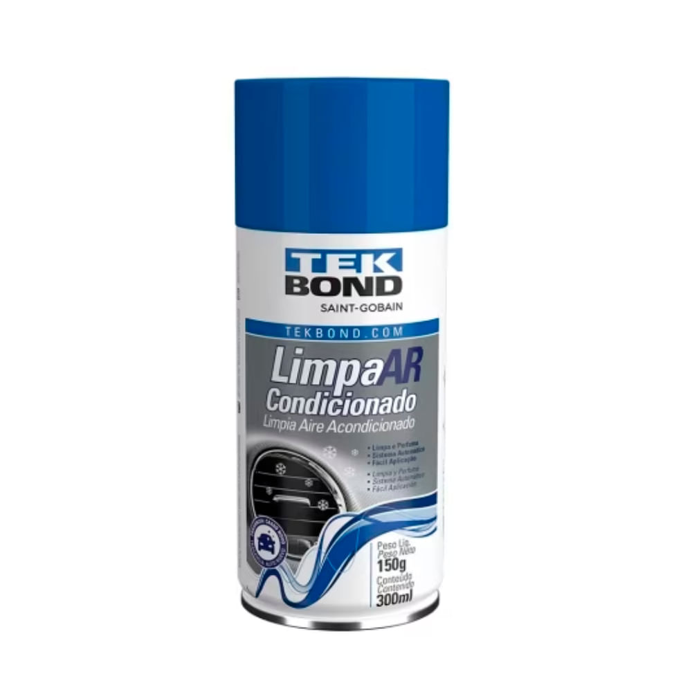 Encontraproduto.com.br - Limpador De Ar Condicionado Carro Novo 300ml - 21551000510 - Tekbond