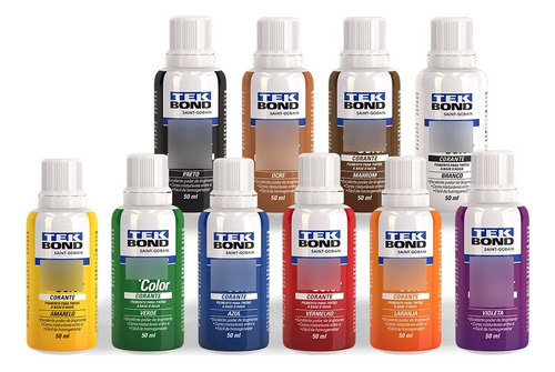 Encontraproduto.com.br - Corante Para Tintas Pigmento Varias Cores Parede Tekbond