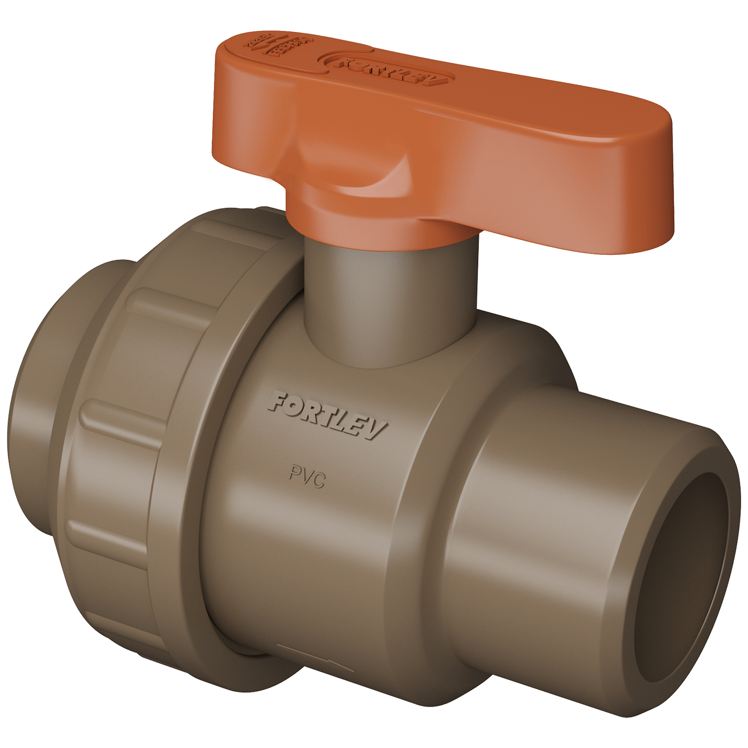 Encontraproduto.com.br - Registro Esfera Hidráulico Com União 40 Mm Fortlev