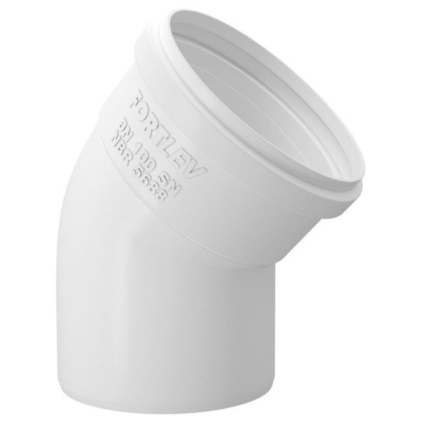 Encontraproduto.com.br - Joelho 45 Esgoto Série Normal PVC DN 100 Fortlev