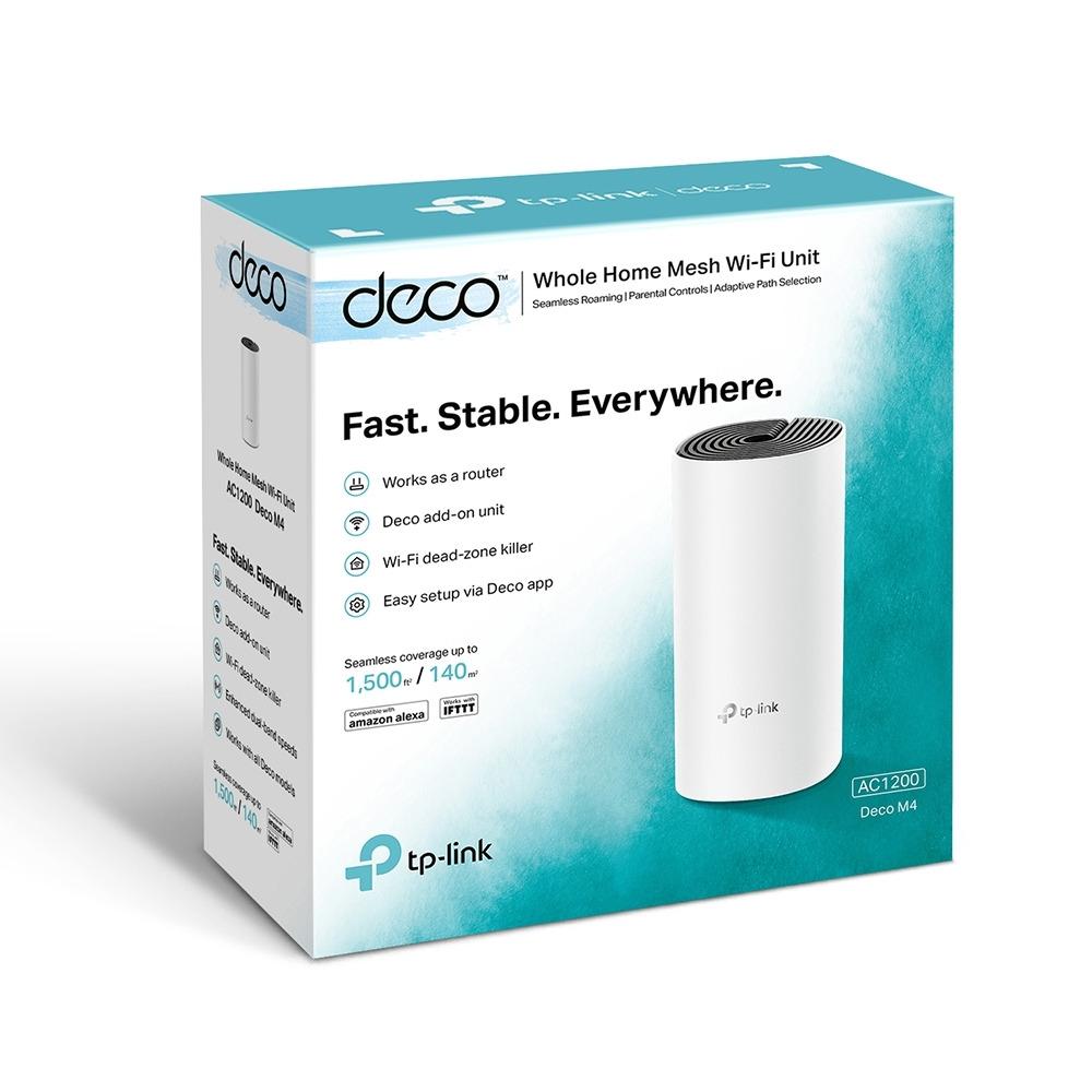 Encontraproduto.com.br - Roteador TP-LINK WI-FI Mesh Gibat Dual Band AC1200 DECO M4(1-PACK)