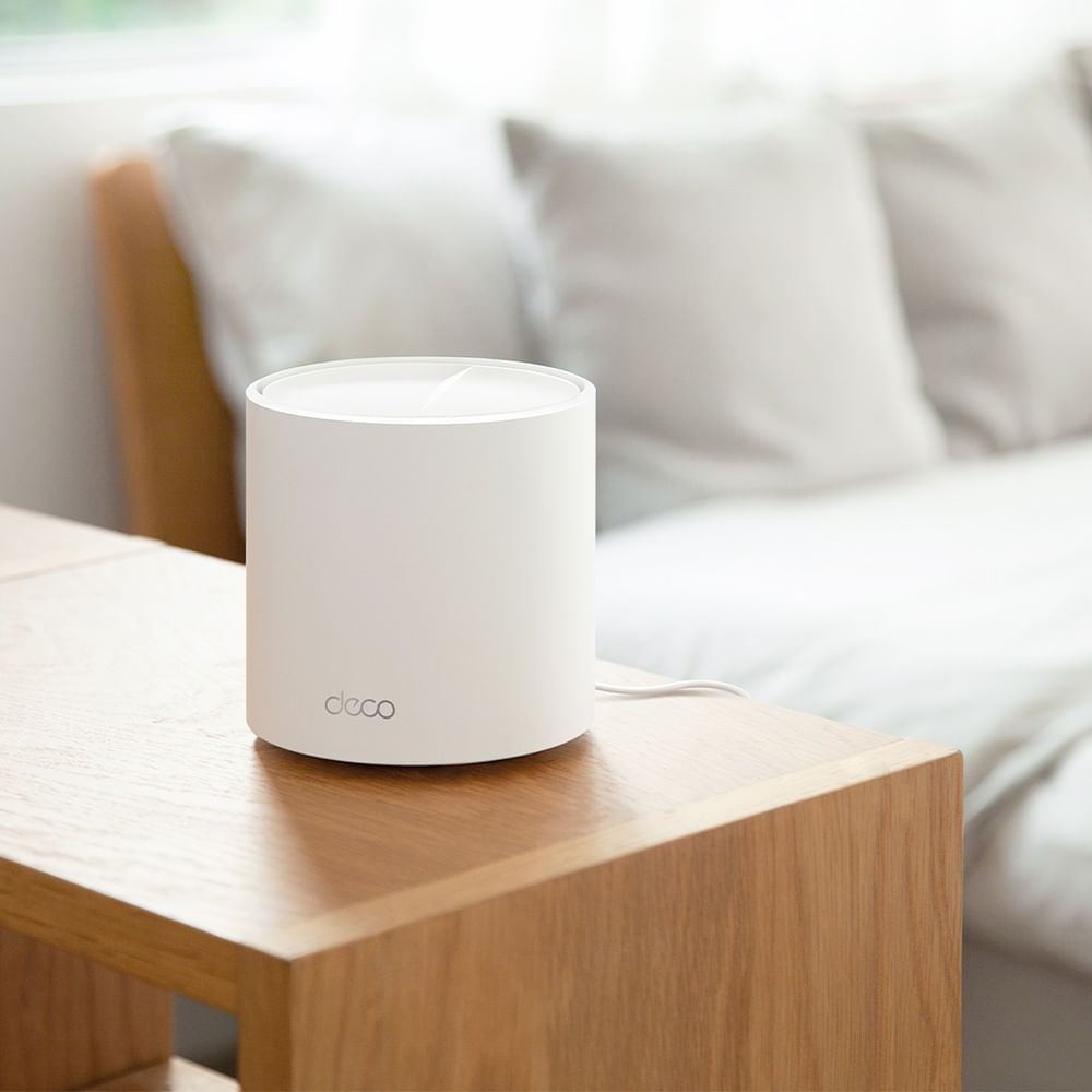 Encontraproduto.com.br - Roteador Mesh TP-Link Wi-Fi 2 Pack 6 Gigabit Dual-Band AX3000