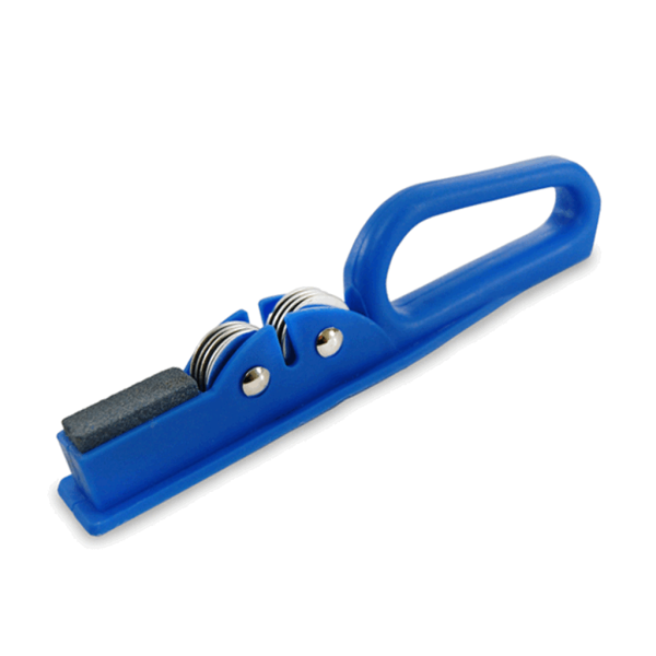AFIADOR FACA/TESOURA PLASTICO R.6147 AZUL
