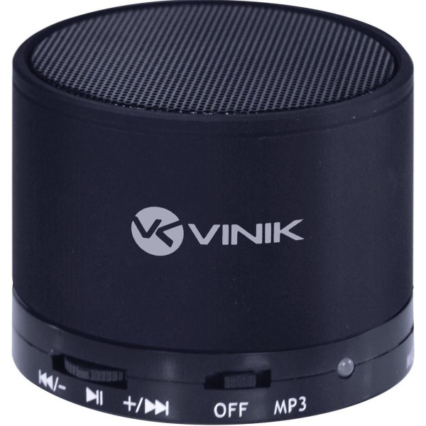 Caixa de Som Bluetooth Vinik MusicBox 3W RMS Preta