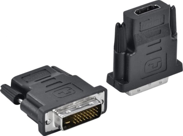Encontraproduto.com.br - Adaptador DVI Macho X HDMI Femea AHF-DVI