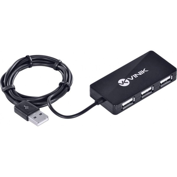 Encontraproduto.com.br - Hub Usb 2.0 Com 4 Portas E 1,2m De Cabo Huv-20
