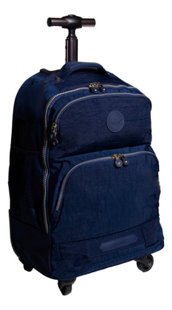 Encontraproduto.com.br - Mochila Para Notebook Tegaote Com Rodinhas 360° Preto 55cm (MP)